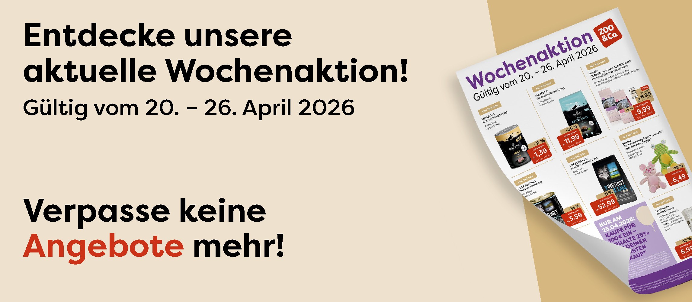 Entdecke unsere aktuelle Wochenaktion vom 20. - 26.04.2026!